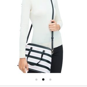 Kate Spade Maise celebration stripe NWT bag